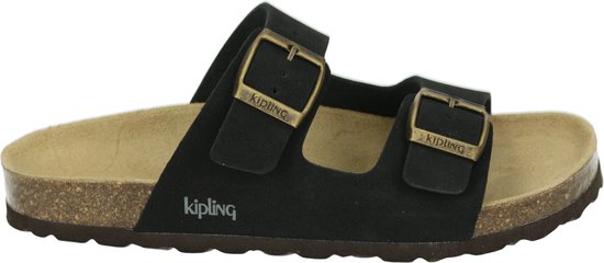 Kipling SUNSET 5 - SlippersJongensKinderslippers - Kleur: Zwart - Maat: 37