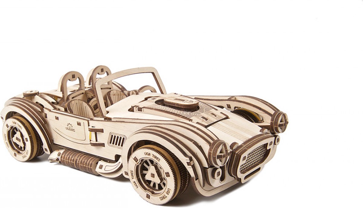 UGEARS Houten 3D Model - Drift Cobra Racing Car — afbeelding 2