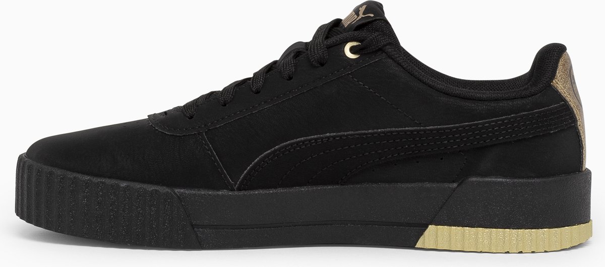 PUMA – Carina Raw Metallics Dames Sneakers Zwart