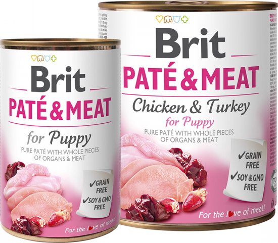 Brit Paté & Meat Puppy 400 g (6)