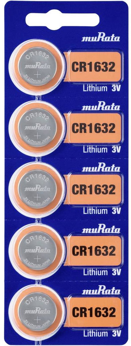 MURATA Lithium CR1632 - 5 stuks