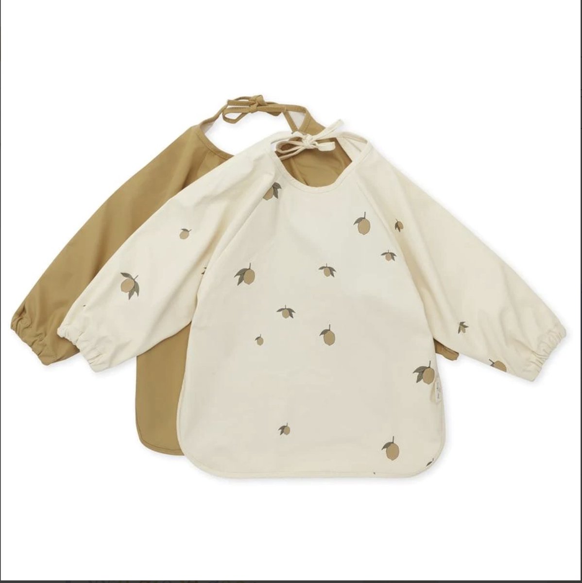 Goedkoopste Konges Sløjd - Slabbetje met Lange Mouwen (2 stuks