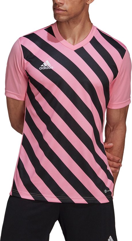 adidas - Entrada 22 GFX Jersey - Roze Voetbalshirt-XXL