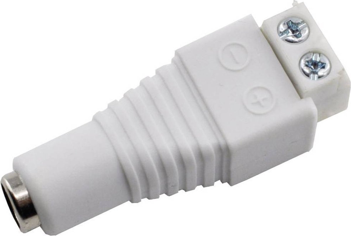 TRU COMPONENTS DC14-F-WT Laagspannings-connector Bus, recht 5.5 mm 2.1 mm 1 stuk(s)