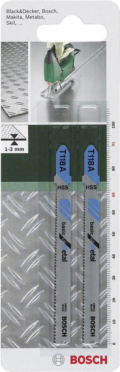 Bosch - Decoupeerzaagblad HSS, T 118 A Basic for Metal