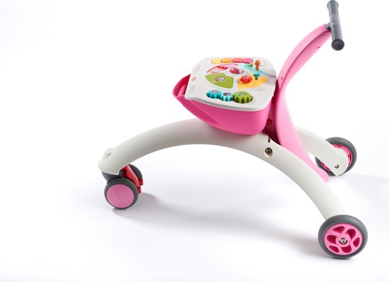Tiny Love Walk Behind and Ride on Loopstoel - 5-in-1 - Roze van Merkloos — afbeelding 2