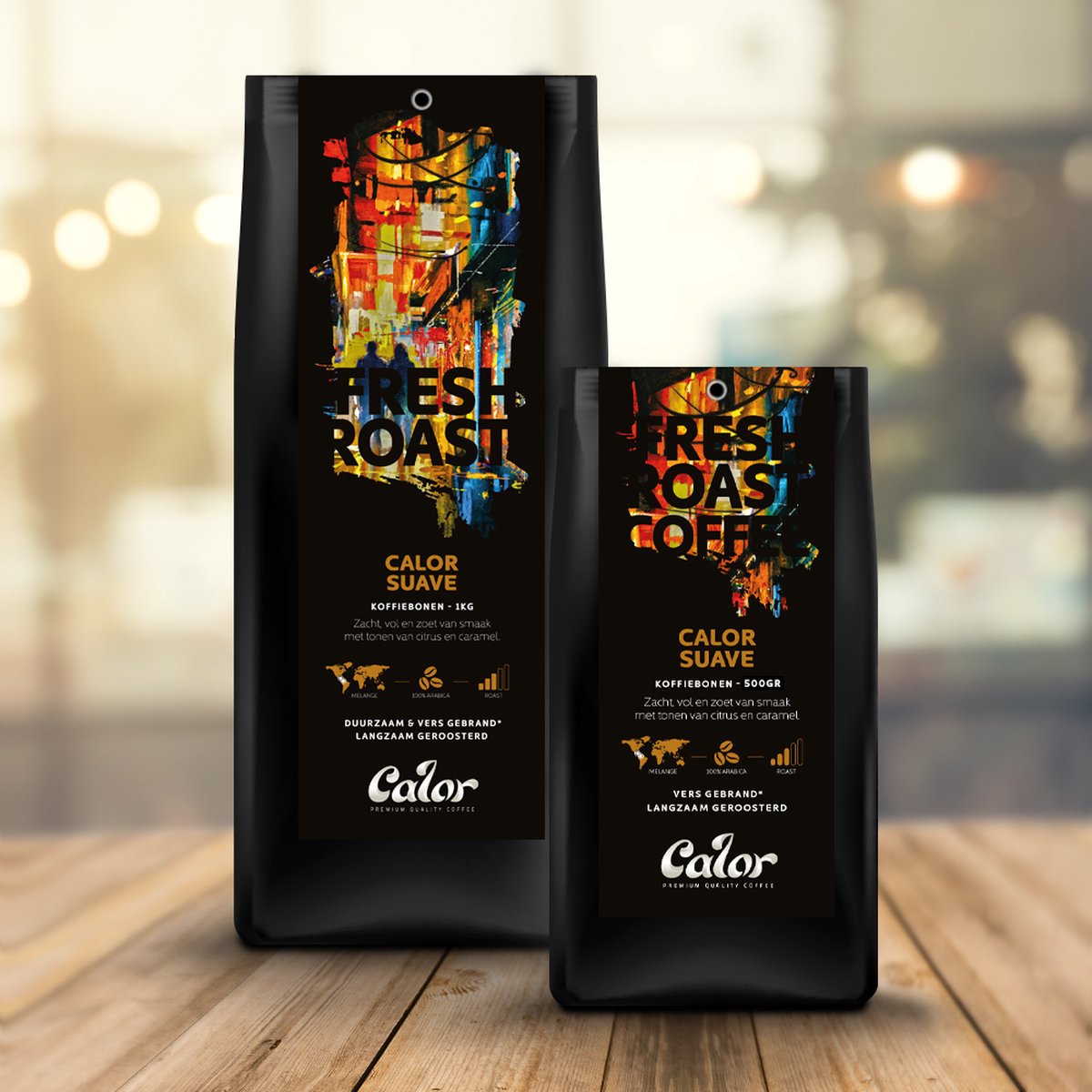 CALOR Suave koffiebonen 100% arabica Blend 1000 gr