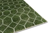 Vloerkleed Brinker Carpets Laatz Army Green - maat 200 x 300 cm