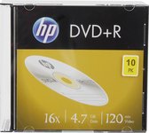 HP DRE00085 DVD+R disc 4.7 GB 10 stuk(s) Slimcase