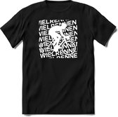 Wierlenner square fiets T-Shirt Heren / Dames - Perfect wielren Cadeau Shirt - grappige Spreuken, Zinnen en Teksten. Maat M