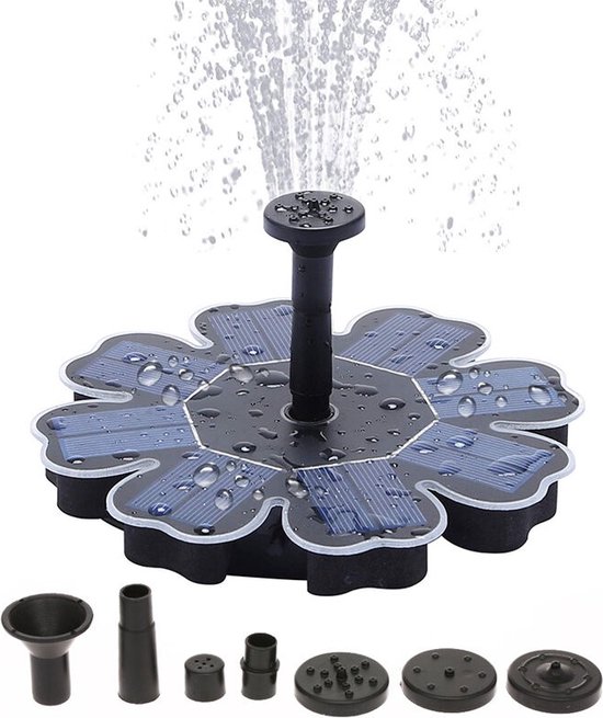 AISITIN Solar Fountain 3.5 W with 12 Nozzles for Bird Bath AISITIN Solar Fountain 3.5 W with 12 Nozzles for Bird Bath