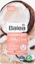 Balea gezichtsmasker milky kokos - Met koskosmelk en hyaluronzuur - Masker - Sheetmask - Zonder parabenen - Hydraterend - Skin-care - Gezichtsverzorging - Huidverzorging - Anti-wri