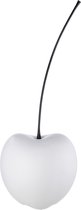 Sculptuur - Beeld - "Celebration" Kers - Wit - Decoratief Figuur - Fruit - Diameter 32 cm - H 90 cm