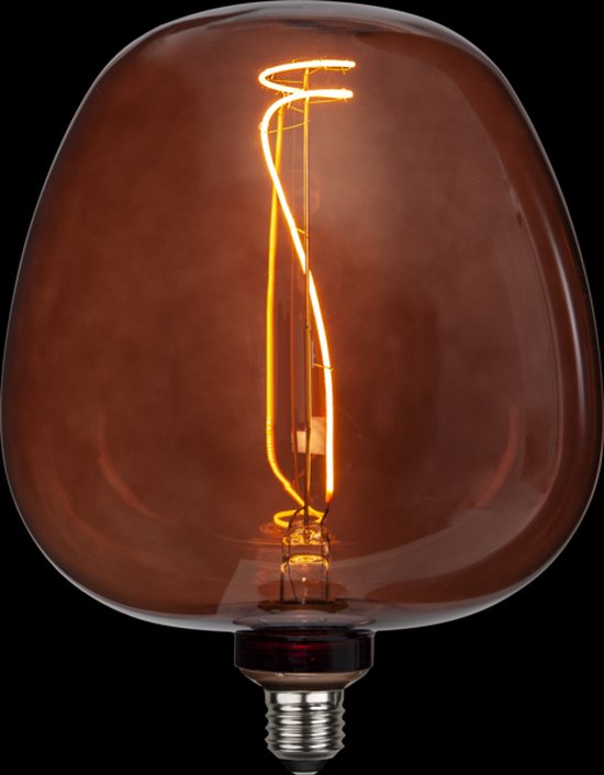 E27 Design Bulb XXL Bruin Glas 1800K