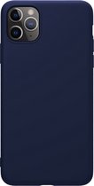 Nillkin Rubber-Wrapped TPU Back Case - Geschikt voor Apple iPhone 11 Pro Max (6.5") - Blauw