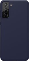 Nillkin Flex Silicone Hard Case voor Galaxy S21 Plus (G996) - Blauw