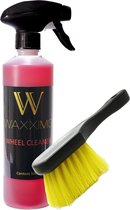 Waxximo COMBIDEAL Velgenreiniger met velgenborstel - ZUURVRIJ - Velgen reinigen auto - Auto velgen schoonmaken