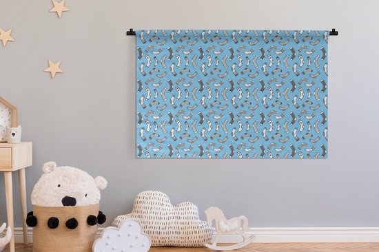 Tapisserie - Tapisserie - Chaussettes - Motifs - Vintage - 120x80 cm - Tapisserie