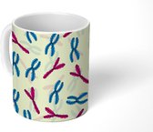 Mok - Koffiemok - DNA - Abstract - Design - Mokken - 350 ML - Beker - Koffiemokken - Theemok