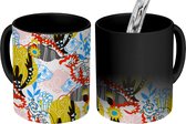 Magische Mok - Foto op Warmte Mokken - Koffiemok - Onderwater - Abstract - Zee - Design - Magic Mok - Beker - 350 ML - Theemok