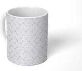 Mok - Koffiemok - Abstract - Ruiten - Patronen - Mokken - 350 ML - Beker - Koffiemokken - Theemok
