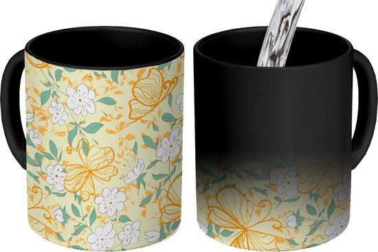 XinHuiGY Leuke koffiemok, keramische theemok, Kawaii koffiekopje, handgemaakte mok, creatieve bloem blauwe mokken met lepel, esthetische mokken voor melk cappuccino cacao, 250 ml vrolijke mokken