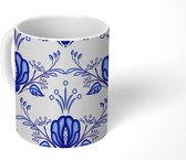 Mok - Koffiemok - Patroon - Bloem - Folklore - Mokken - 350 ML - Beker - Koffiemokken - Theemok