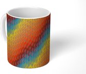 Mok - Koffiemok - Regenboog - Patronen - Zomer - Mokken - 350 ML - Beker - Koffiemokken - Theemok