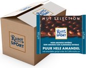 Ritter Sport Chocolade - Puur Hele Amandel - Doos - 11 x tablet - 100 gram