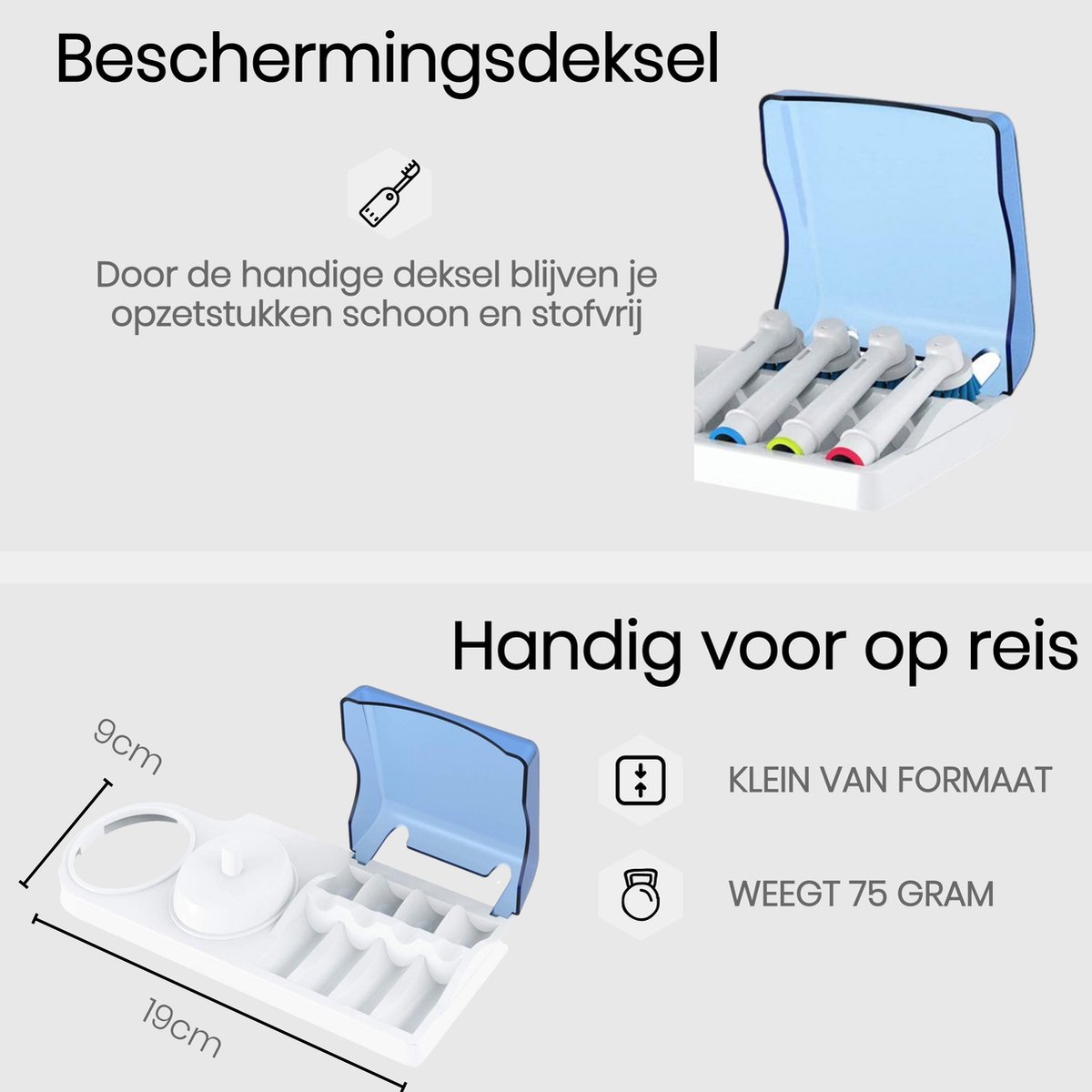 BukkitBow - Houder voor Tandenborstel en Opzetborstels BukkitBow - Houder voor Tandenborstel en Opzetborstels