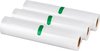 SILVERCREST - Folierollen voor Vacumeermachines - Folierol - Vacuumfolie - 3 delig - 3 m x 20 cm per stuk - Vacuumrol - BPA vrij