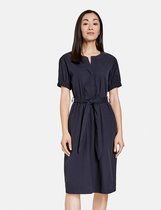 GERRY WEBER Dames Jurk met bindband navy-38