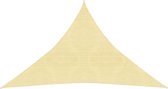 vidaXL Zonnezeil 160 g/m² 2,5x2,5x3,5 m HDPE beige