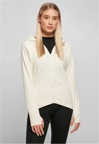 Urban Classics Vest met capuchon -4XL- Polar Fleece whitesand Creme