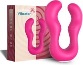 Bossoftoys - 52-00011 - Vibrator voor lesbisch koppel - Seraph roze - 100% waterdicht - 9 vibratiestanden - USB oplaadbaar - Supertoy voor lesbiennes!