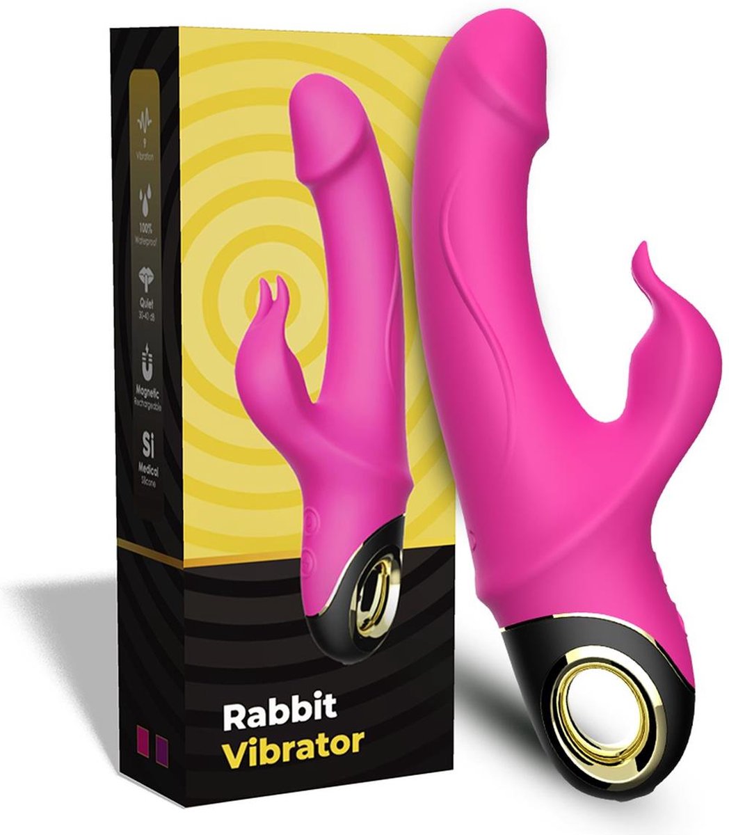 Goedkoopste Foxshow - Meteror roze - vibrator - 4 pulsatiestanden - G-spot - 52-00014 - USB oplaadbaar - 100 waterdicht - 9 vibratiestanden