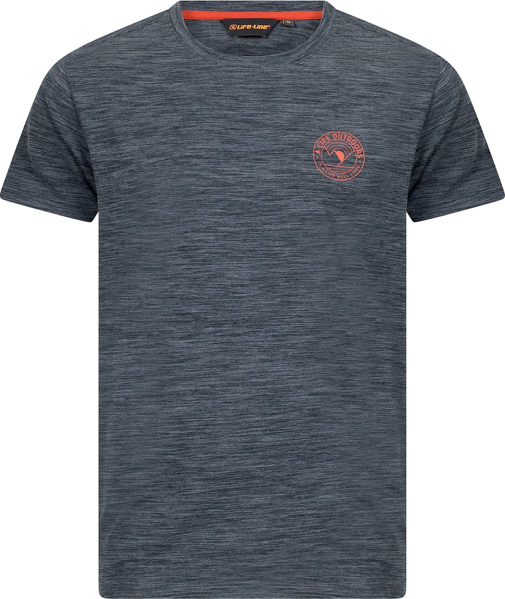 Shirt Enzo zwart melange heren Life Line - M