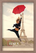 HAES DECO - Cadre photo bois Paris marron pour 1 photo format 40x60 - SP001415