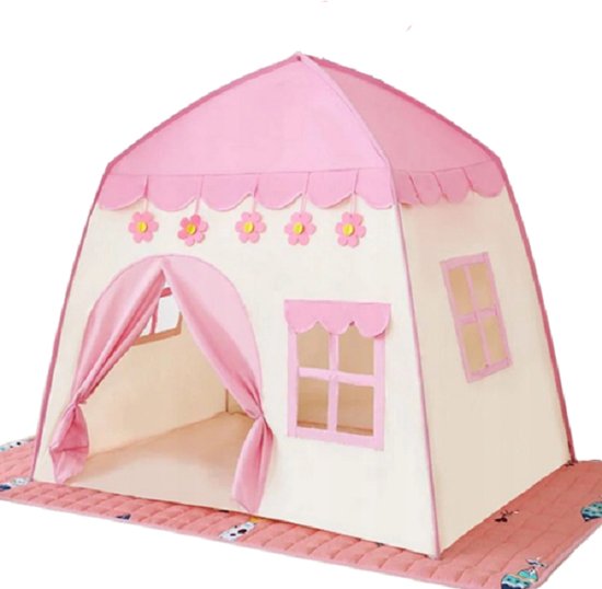 Speeltent XL Roze - Tent - Kindertent - Speelgoedtent voor Binnen en Buiten  | bol.com