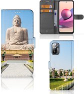 Smartphone Hoesje Xiaomi Redmi Note 10/10T 5G | Poco M3 Pro Bookcase Boeddha