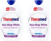 THERAMED Tandpasta - Non Stop White - 2 x 75 ml