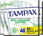 Tampax Cotton Protection Regular Met Inbrenghuls - Voordeelverpakking 48 stuks