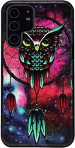 ADEL Siliconen Back Cover Softcase Hoesje Geschikt voor Samsung Galaxy S22 - Uil