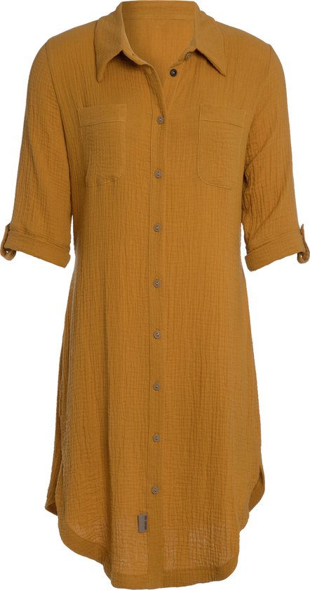 Robe Chemise Kim Knit Factory - Ocre - S