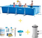 Zwembad - Frame Pool - 450 x 220 x 84 cm - Inclusief Filterpomp & WAYS Onderhoudspakket
