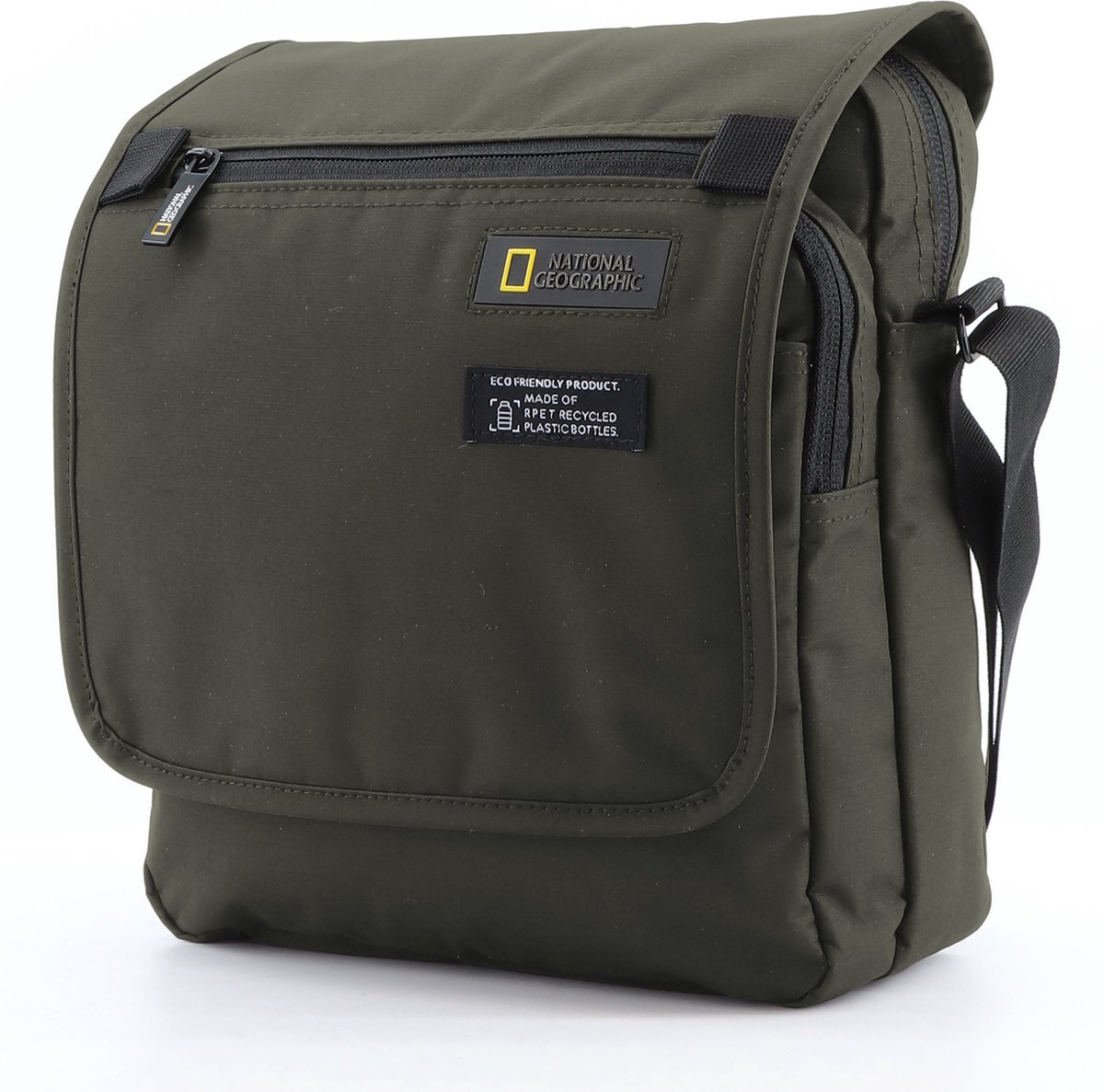 National Geographic Schoudertas / Crossbodytas Heren - Mutation - Vegan - N18385 - Khaki - Khaki