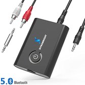 Bluetooth Transmitter & Receiver 2 in 1 – Bluetooth 5.0 - 3.5MM AUX / RCA - Bluetooth Zender - Extra Lang Speeltijd -  Micro USB - Bluetooth Ontvanger - Bluetooth Receiver -