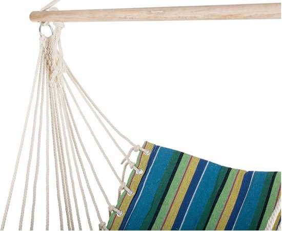 Fauteuil suspendu hamac brésilien - Rocking chair - Bohème - Beach vices - Intérieur/Extérieur - Dossier : 53cm x 62cm