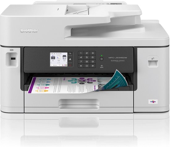 4. Brother MFC-J5345DW Inkjetprinter zwart;wit