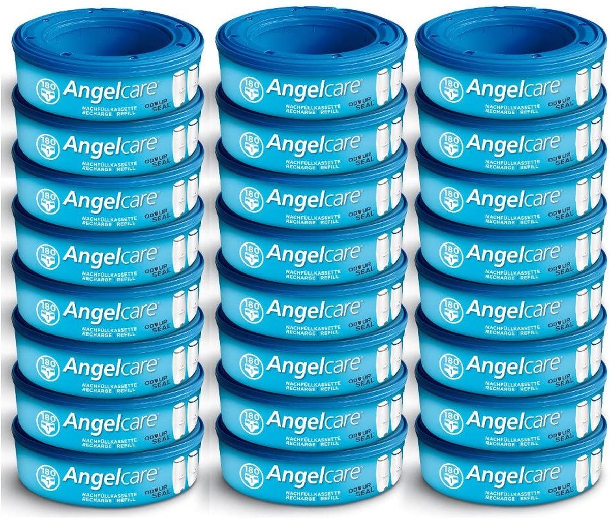 Goedkoopste Angelcare navulcassettes - Pack van 24 navulcassettes - originele - voor Angelcare luieremmer Comfort Plus - cassettes de recharge pour poubelle à couches lot of 24